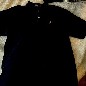 Nautica Competition 90s VintageNavyPolo Shirt Mens XL
